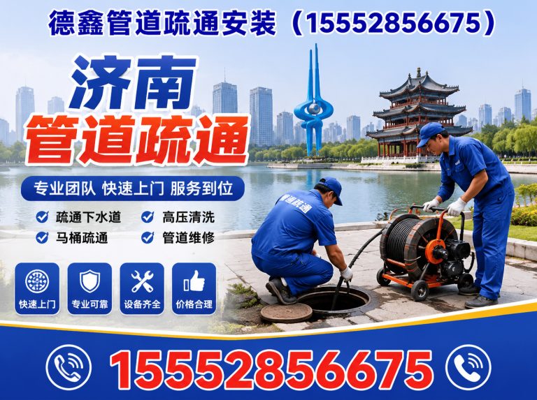 历城区济南管道疏通展示图